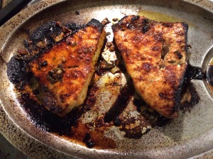 Two Barbecued Marinated Swordfish 